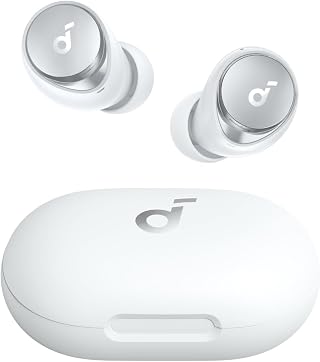soundcore Space A40 da Anker, Fone de Ouvido Bluetooth Sem Fio ANC, 50H | ANC Adaptativo Reduz 98% do Ruído, Hi-Res, Ajuste Confortável