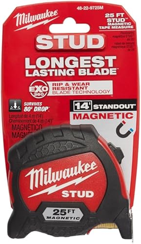 Miniatura 3 de Milwaukee 48-22-9725M Stud 25 pies Cinta métrica magnética