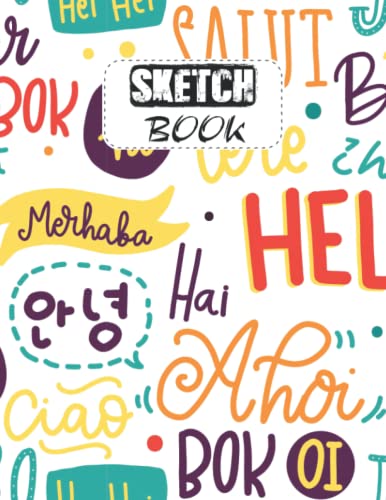 Sketch Book: For Charcoal, Sketching, Painting, Pen Colorful Oil Painting Cityscape Abstract Background - Inspires Creativity, Self-Expression, And Self-Discovery - For Kid, Women, Student Vol.744 image 2