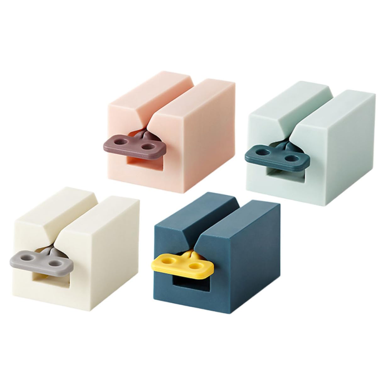 TOVINANNA Toothpaste Squeezer 4pcs Pack Safe Material Reduces Waste Bathroom Essential