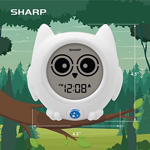 Sharp SPC1035 Ready To Wake Owl Sleep Trainer, Kid’S Clock Color Changing, Ready To Rise, Ceiling Projection Nightlight And "Off-To-Bed" Feature thumb #6