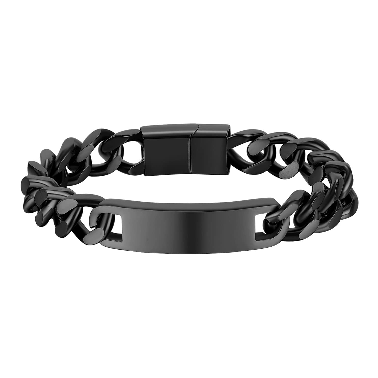 Stainless Steel Chain Bracelet Stylish Fashion Design Jewellery Gift for Men & Boys - Valentines Gift for Him-image-48