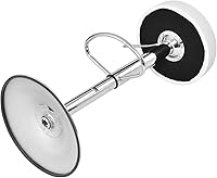 Vista 7 de WATERJOY Juego de 4 taburetes de bar redondos ajustables, taburete giratorio de PU con reposapiés