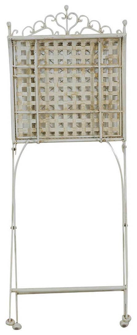 Biscottini Sedie da Giardino in Ferro Battuto L49,5xPR41,5xH96,5 - Sedie da Esterno Vintage - Arredo Giardino e Terrazzo - Sedia Ferro Battuto Rustica