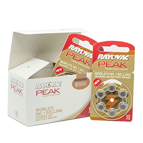 Generic A13 60 x Hearing Aid Batteries 13A a13 312A a312 PR41 10A a10