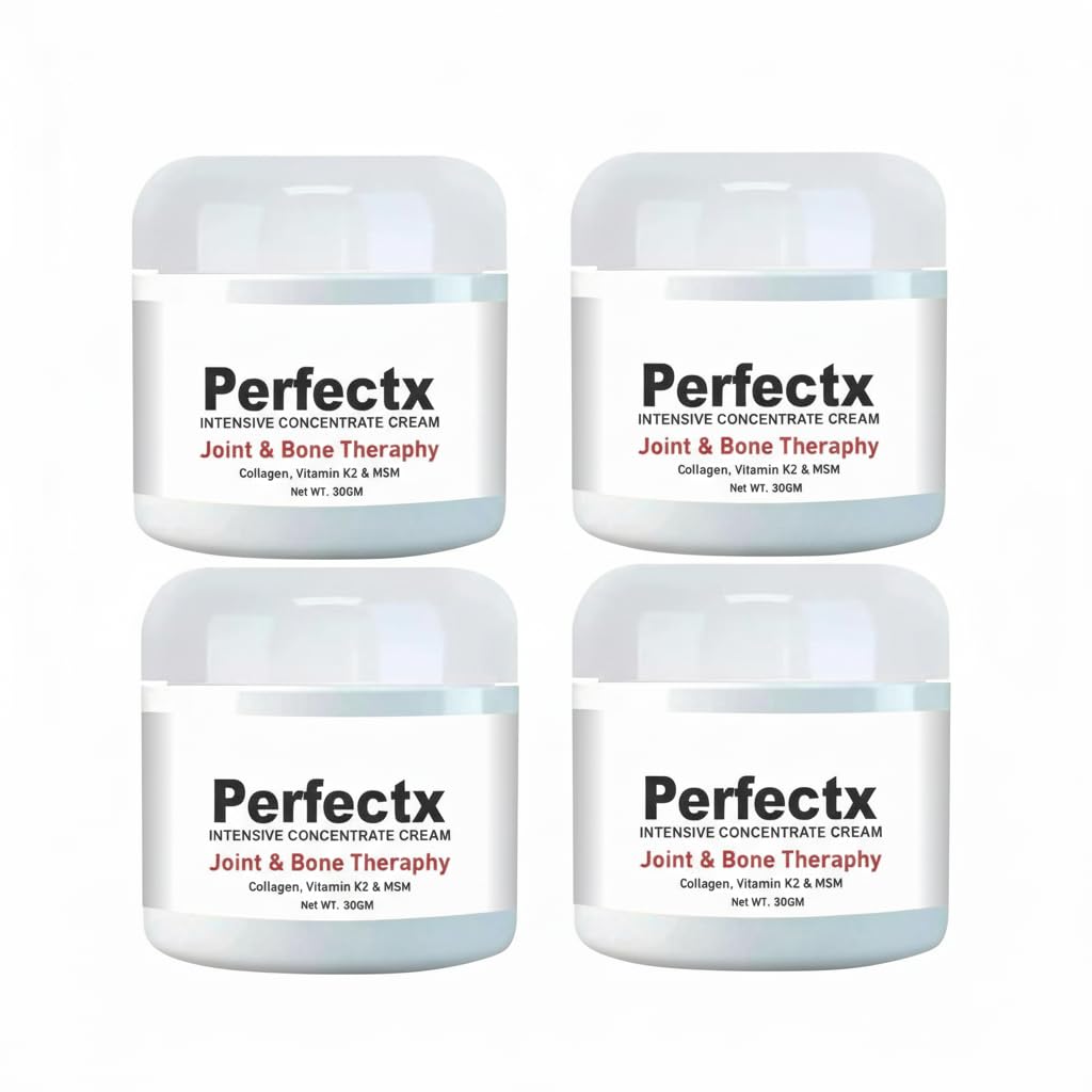 Perfectx Joint & Bone Therapy Cream Intensive Concentrate for Joint and Muscle Recovery Provides Relief for Back Neck Hands Feet 4 Pack-image-49