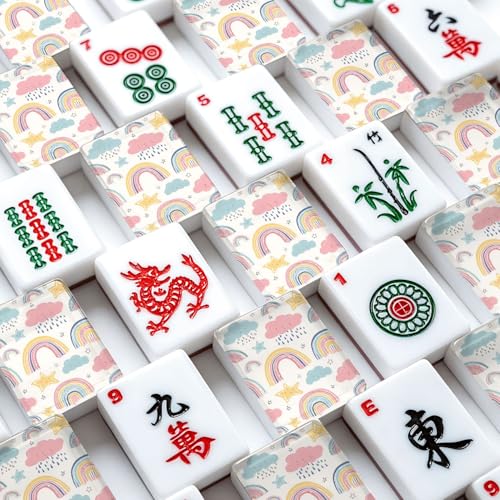 Set de Fichas American Mahjong Acrílicas 166 Pzs con Bolsa miniatura 4