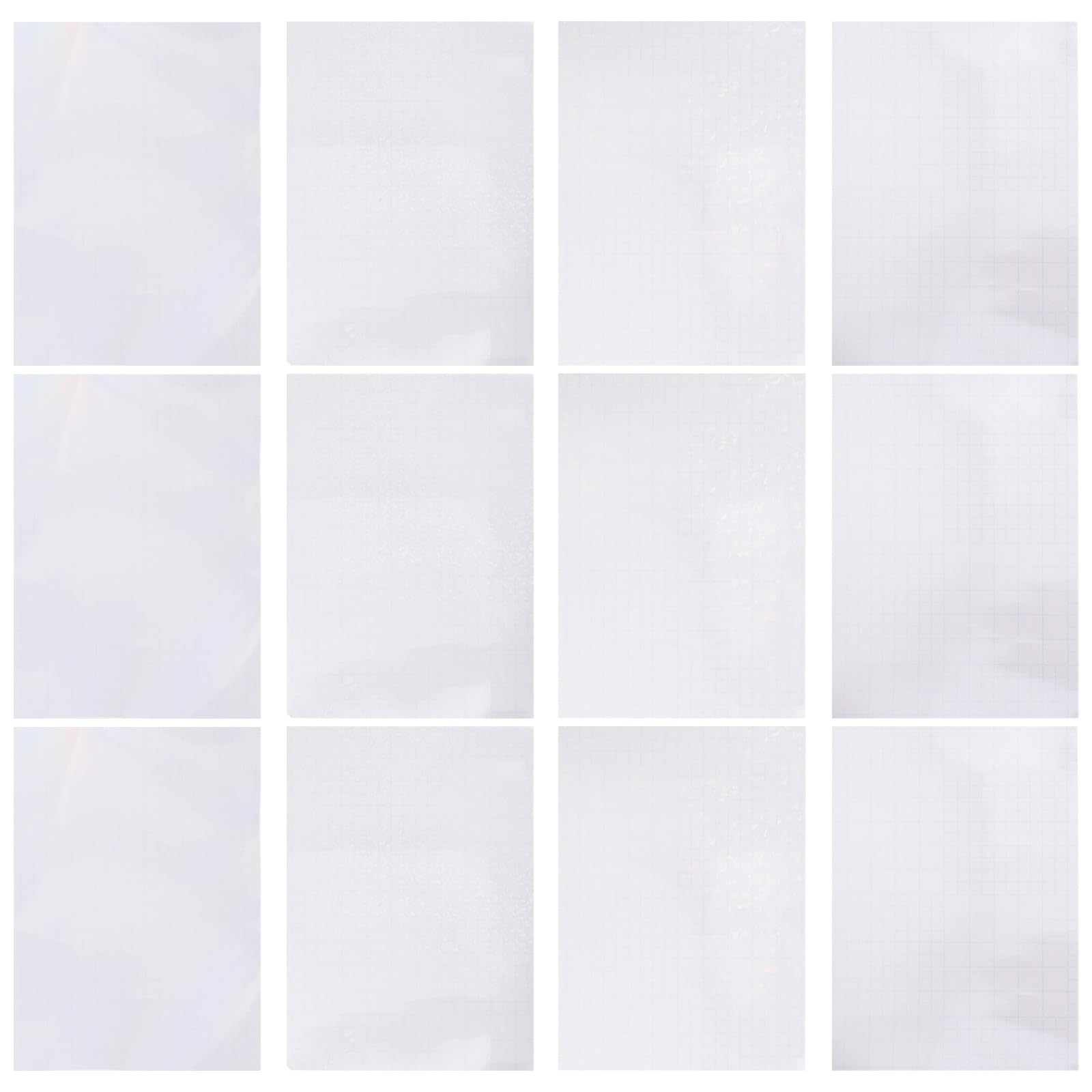 40 Fogli Laminati Olografici Autoadesivi in Vinile Iridescente Colorato Carta Adesiva Glitterata Resistente e Tagliabile per Scrapbooking Decorazioni Fai da Te e