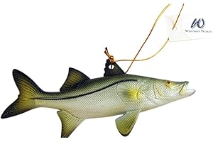 Delightful Snook Fish Ornament: A Festive Holiday Catch