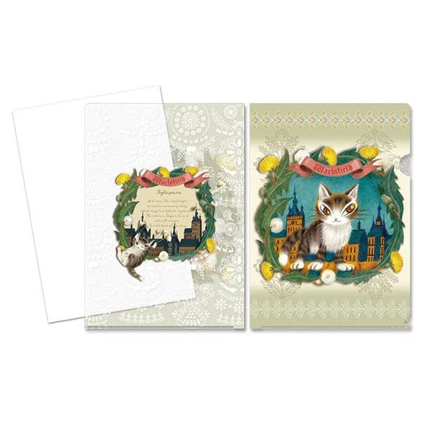 Amazon | 猫のダヤン A4クリアファイル シギショアラ | クリア