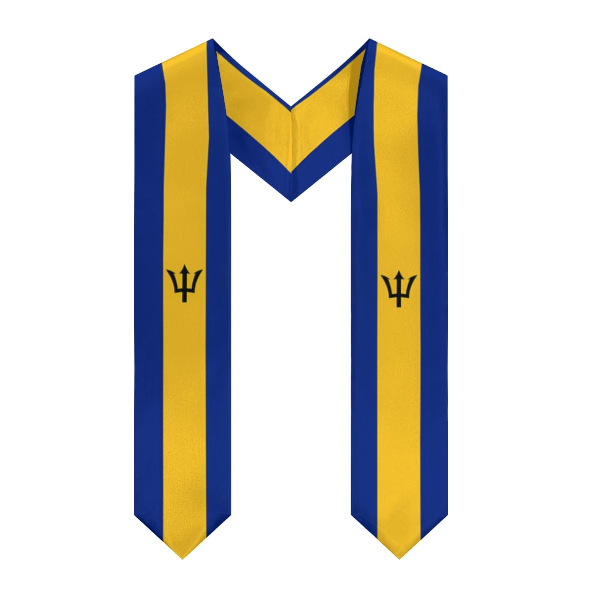 Anceky Vintage Barbados Barbadians Flag Graduation Stole Sash Scarf for Graduation's Day Stoles Shawl