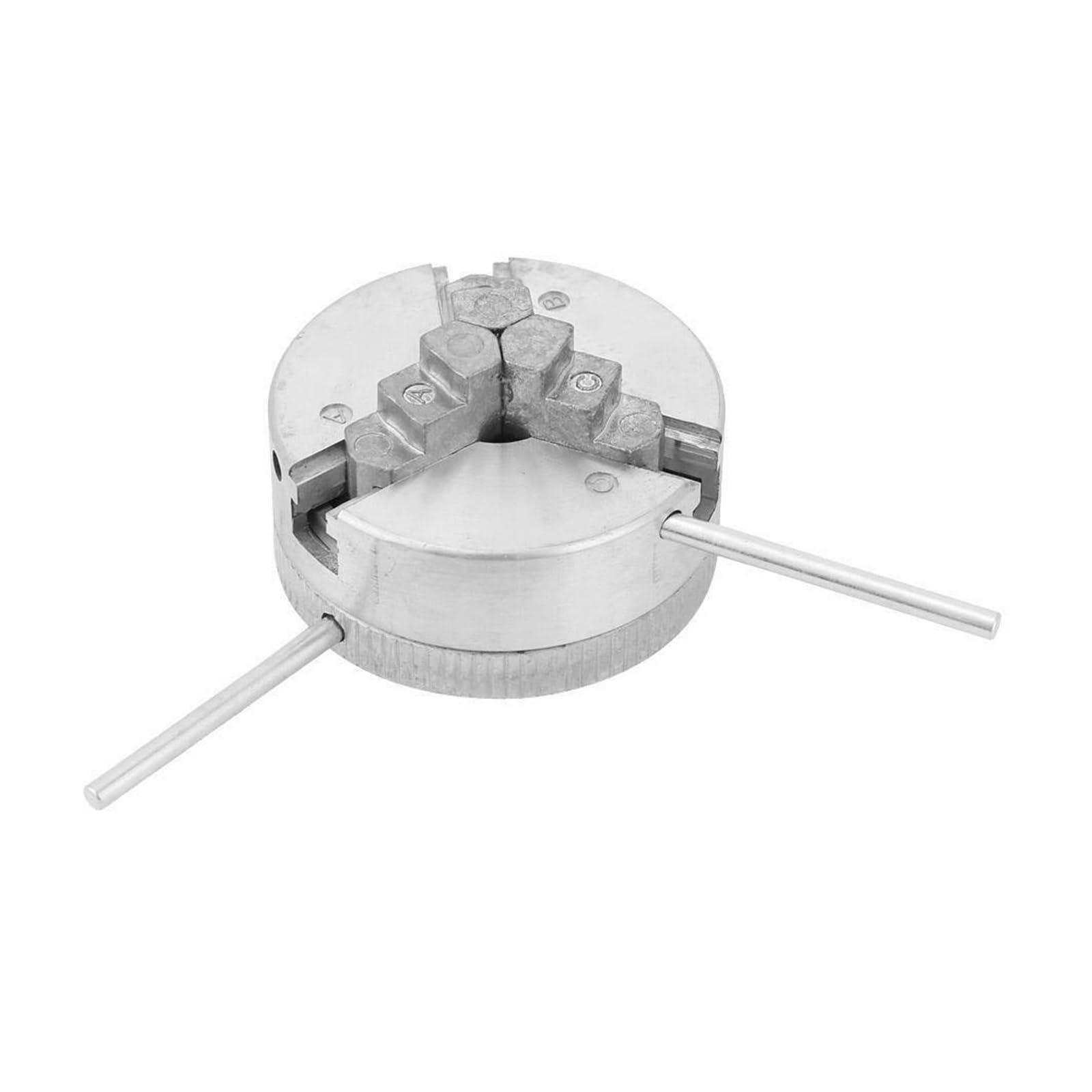 Mini portabrocas Z011, aleación de Zinc, Abrazadera de 3 mordazas, Herramienta de Torno de torneado de Madera for Mini Torno de Metal, Mandril de fresado