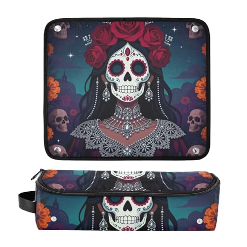 Bolsa de viaje para herramientas de cabello con tapete resistente al calor y accesorios removibles organizador para planchas, rizadores y secadores miniatura 3