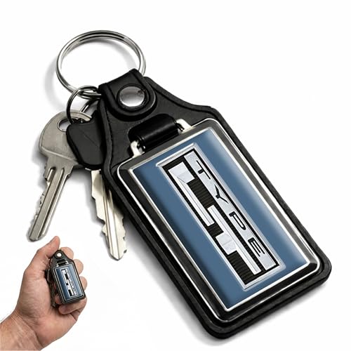 Image of Brotherhood Car Key Chain for Camaro - Classic Models Keychain for Men and Women Gift Key Ring - Light Blue - Type LT