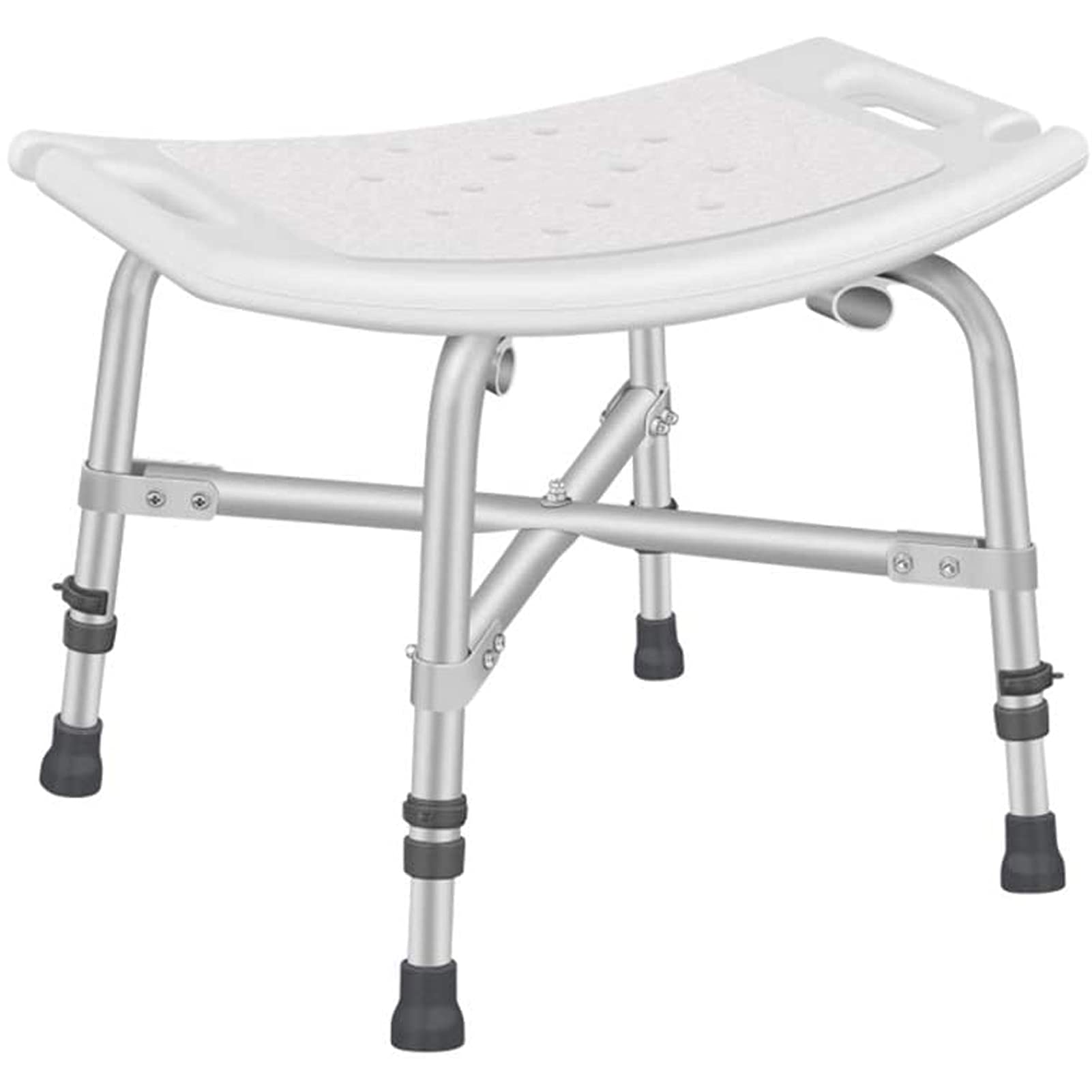 Silla de Ducha para Ancianos Asiento de Ducha Resistente con Brazos y Respaldo para Personas Mayores y Taburete de Ducha para discapacitados, portátil Adecuado para Ancianos, discapacitados