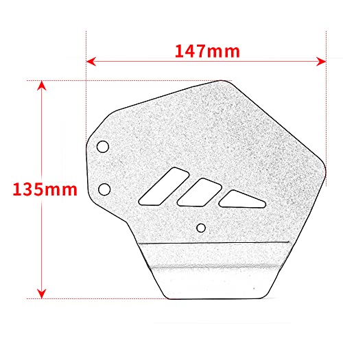 Modeer Für Vstrom1050 Vstrom1050XT 2019-2025 Motorrad Rechte Seitenabdeckung Airbox Seitenteil Rahmen Schutz vstrom 1050 xt vstrom 1050xt Zubehör (Schwarz)