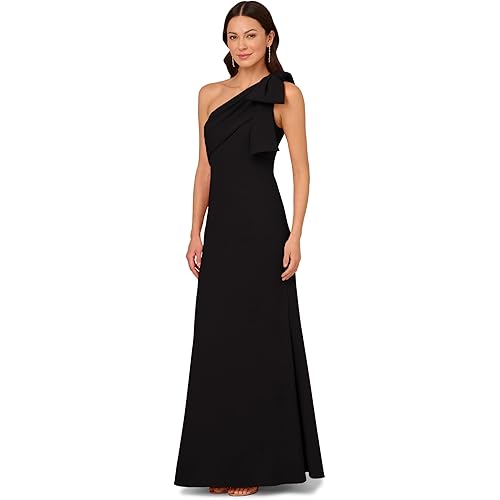 Adrianna Papell Women's Stretch Crepe Long Dress