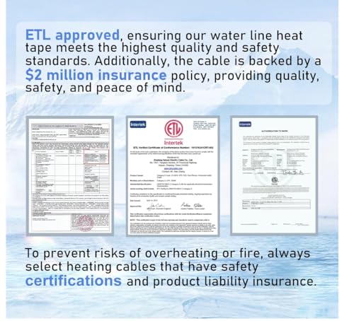 Heatit Jhsf1 Self Regulating Pre-Assembled Heating Cable 150-Feet 120V Roof Deicing And Pipe Freeze Protection thumb #1