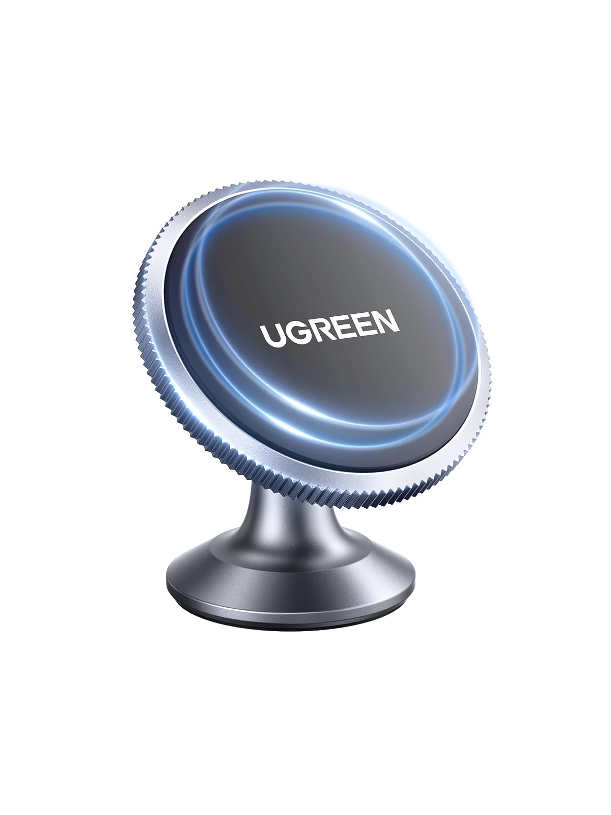 UGREEN Magnetic Car Phone Holder Car Mount, [360° Rotation Super Stable], One-hand Auto Lock, Mobile Holder Accessories, Fit for iPhone 16/15/14/13, Samsung S25/24/23/Z Flip, 2 Metal Plates included Upgraded Model-X