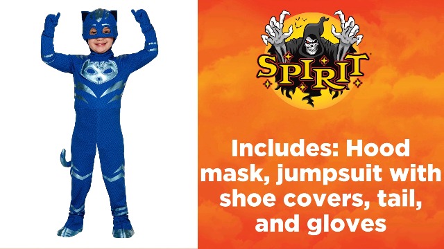 Disfraz Catboy para niños pequeños PJ Masks oficial miniatura 3