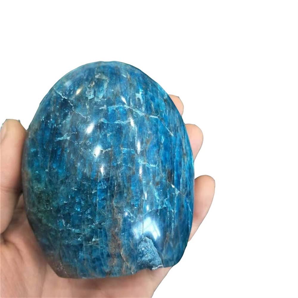 500 g-1000 g natürlicher roher Bergkristall-Edelstein Blauer Apatit-Rohstein zur Dekoration, 1 Stück, geeignet for Zuhause ERTEYIN (Color : 930g-1000g 1pc)