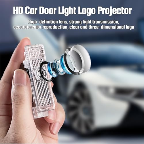 Proyector Logo Luz de Puerta para Auto BMW LED 4 Piezas miniatura 4