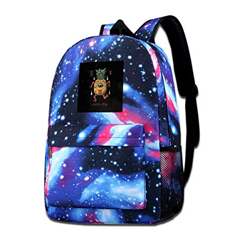 Mochila Ligera De Piña Yokai Anime Star Sky Bolso Hombro con Estampado Acogedor Dibujos