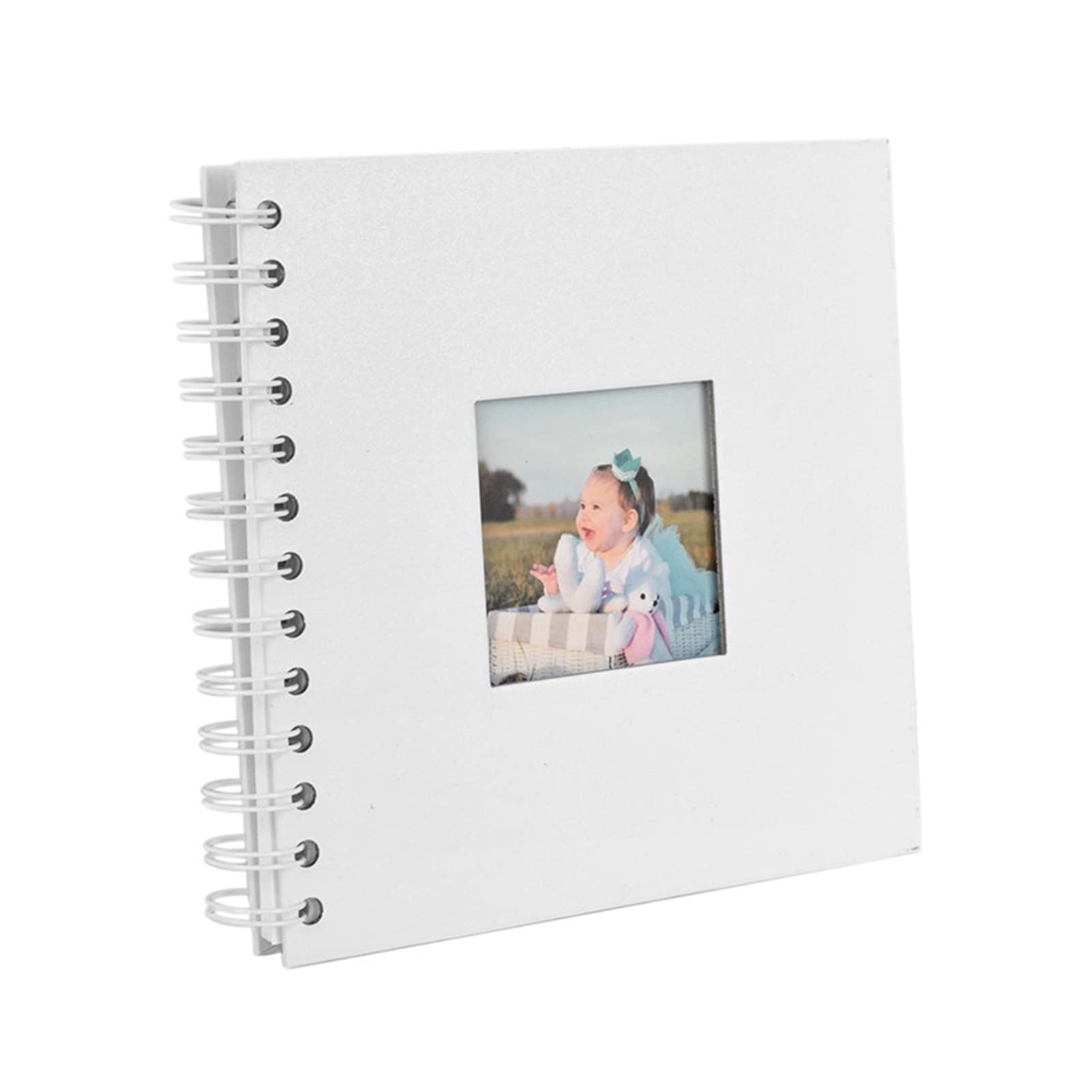 GLigeT Album fotograficzny Papier Album Fotografia Dziecko Scrapbooking Fotograf Albumu DIY Album fotograficzny Album fotograficzny Książka dla dzieci Portfoto Plakboek Album (Kolor: Biały)