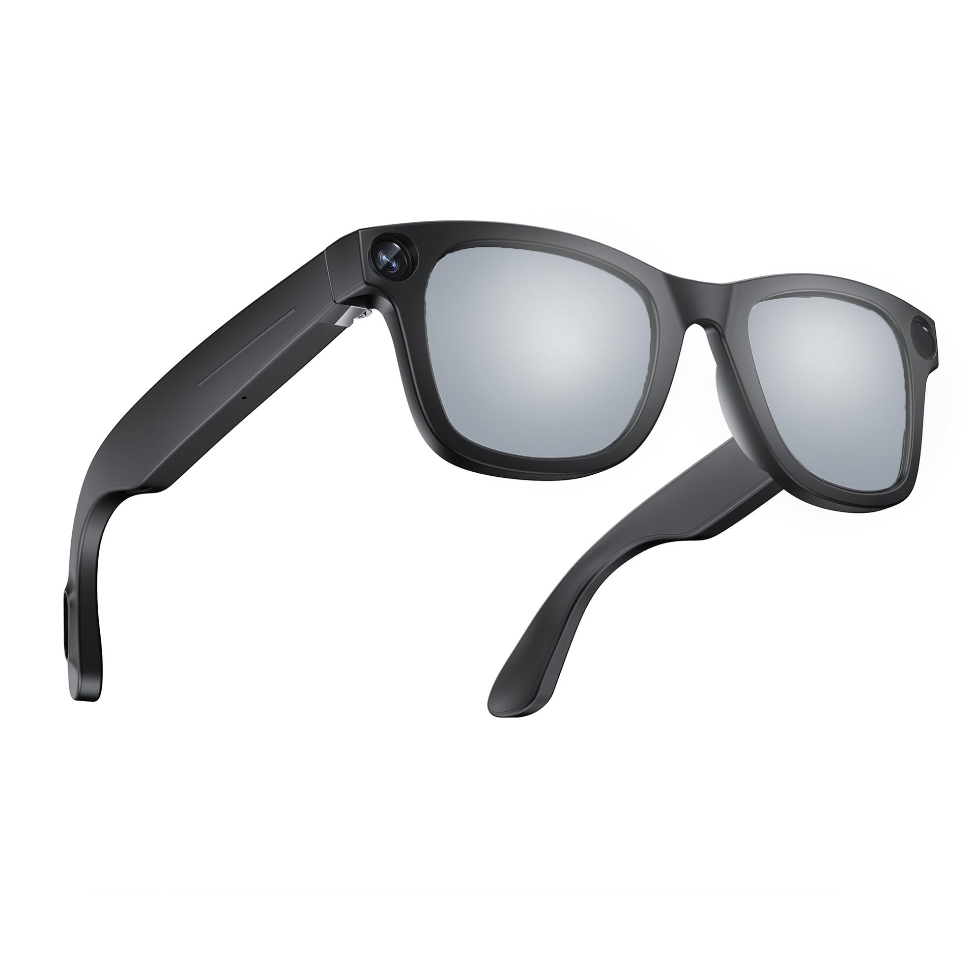 Detop AI Smart Glasses with Camera and Bluetooth Silver