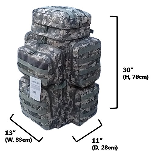 24" 3200Cu. In. Tactical Hunting Camping Hiking Backpack Op830 Dm Digital Camouflage #TOP7