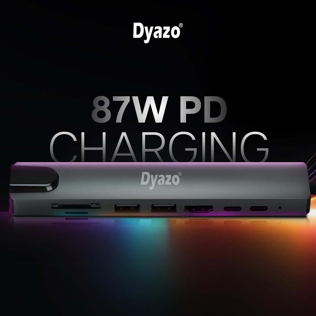 New Year Sale Dyazo 8 In 1 Usb C Hub Adapter | Type C Converter With 4K Hd... 5 New Year Sale Dyazo 8 In 1 Usb C Hub Adapter | Type C Converter With 4K Hd...