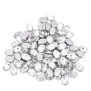 Acryl Ellips Drop, Acryl Ellips, Crystal Diamond, Schoenen Kleding DIY voor Waardering voor Decoratie for(Ellipse 10…
