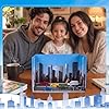 AmazingSpark 2 Set City Style Diorama Box and Road Sticker Decor, City Diorama Project Supplies Set, Cardboard Display Case Kit & Cards with Double Sided Tapes for Cars Miniature DIY Crafts #5