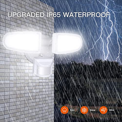 Jjc JSH20HR17A32W150D57K-W 3700Lm 32W Led Security Lights Motion Sensor Flood Light, Led Motion Sensor Outdoor Lights Fixture, Waterproof Ip65,5700K Super Bright Motion Detector Lights thumb #6