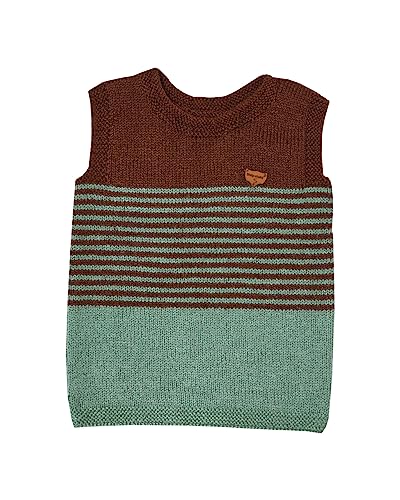 Image of Handmade Winter Wear Kids Woolen Sleeveless Sweater Boys and Girls
