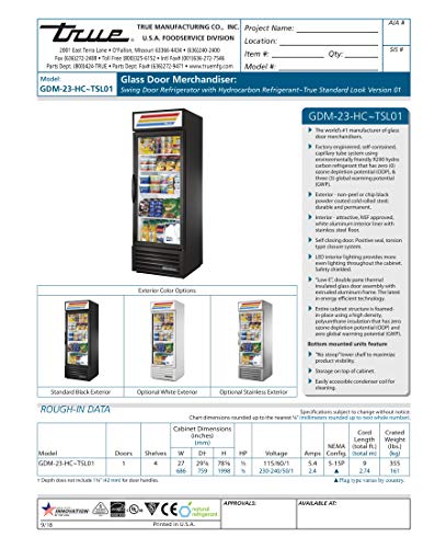 True Manufacturing-GDM-23-HC~TSL01-Glass Door Merchandisers