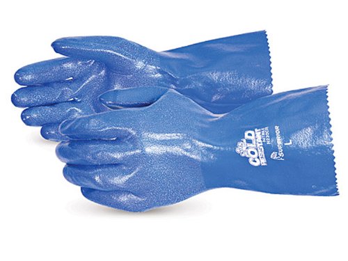 Superior N230CR Nitrile Coated Glove, Work, Chemical Resistant, 12" Length, Large (Pack of 1 Dozen)