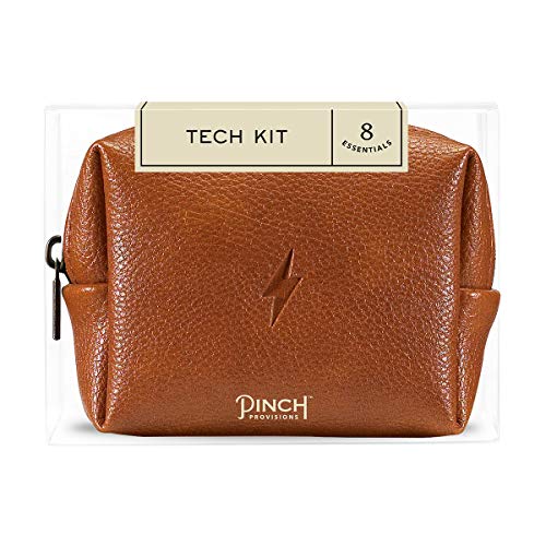 Pinch provisions tech kit, cognac, 4” x 3” x 2” …