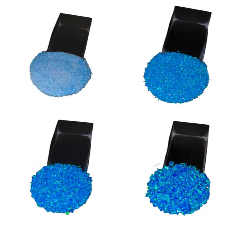 Crushed Blue Opal Coarse Stone Powder All Size Premium Inlay Material Woodwork Inlay Welo Fire Opal Ring Inlay Sparkling Fire Blue Healing Crystals