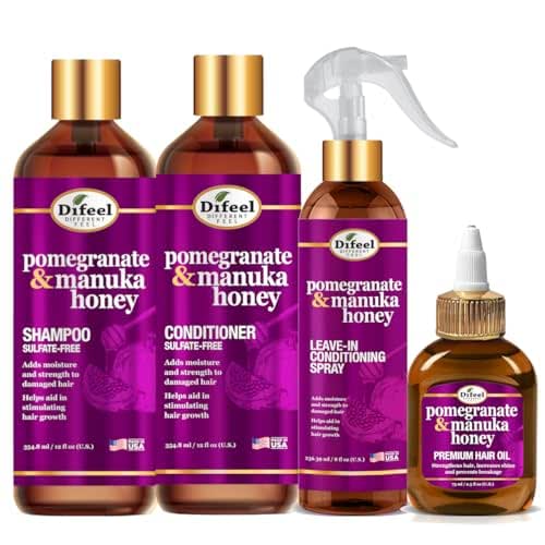Difeel Pomegranate & Manuka Honey Hair Care Set - 12oz