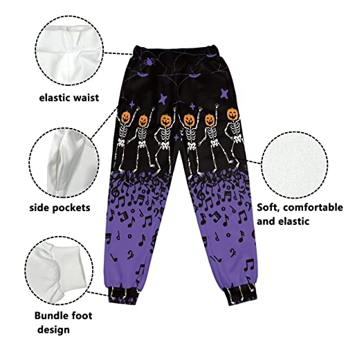 Showudesigns Sweatpants for Girls 4-15 Years Youth Kawaii Pants4