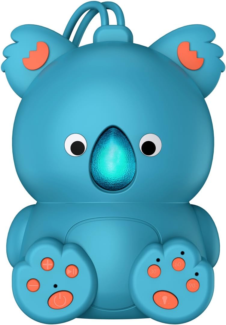 Baby White Noise Sound Machines with Wireless Speaker, Portable Bluetooth Sound Machine Travel Infant Soother Sleep Aid Sound Sleeping Music Mahchine for Baby