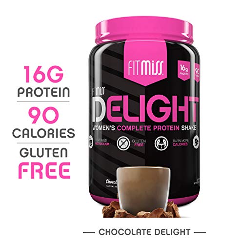 FitMiss Delight Protein Powder, Nutritional Shake, Chocolate Delight, 2 Pounds, 38 Servings