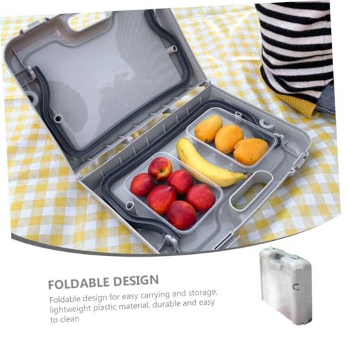 Table de camping pliante en plastique facile a plier pour un voyage sans encombre