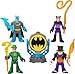 Produktbild IMAGINEXT DC Super Friends - Bat-Tech Bat-Signal Figuren Multipack, inklusive Batman, Riddler, Catwoman und Pinguin-Figuren, für Kinder zwischen 3 und 8 Jahren, HFD47