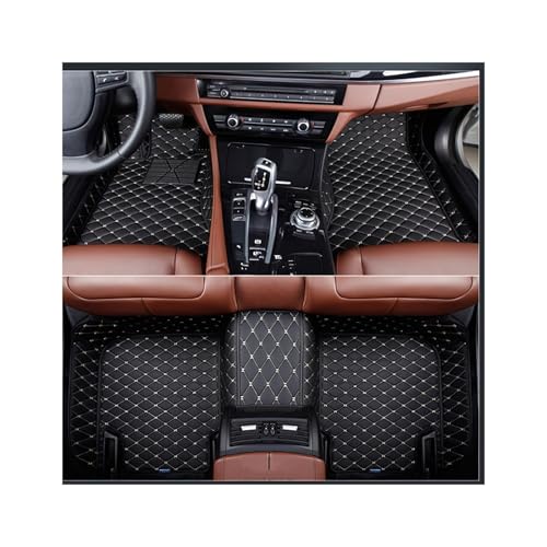 日産 キャシュカイ J11 2023 2022 2021 2020 2019 2018 2017 2016 2015 2014 対応 カーフロアマット 車両用フットラグ(3-Black Beige,LHD)