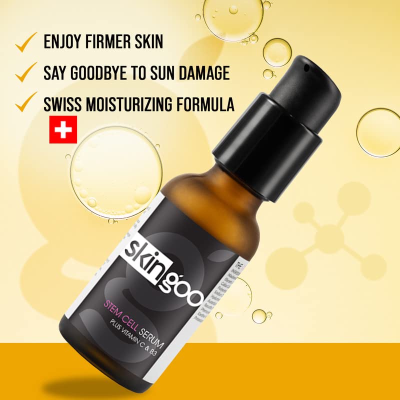 Miniatura 6 de Skingoo Gel facial antienvejecimiento | Suero de vitamina C, B3, ácido hialurónico suizo 1oz