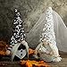 Candy101 2 Stück Hochzeit Deko Wichtel Puppe - Braut und Bräutigam Figuren Plüsch Zwerg Geschenke Romantische Gesichtslose GNOME Ornamente Rudolph Tischdekoration Hochzeitszubehör (2 Stück)