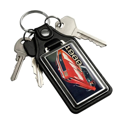 Image of Brotherhood Car Key Chain for Camaro - Classic Models Keychain for Men and Women Gift Key Ring - -