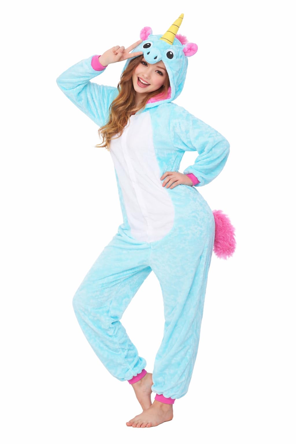 Paarse Eenhoorn Onesie Premium Verkleedkleding - Volwassenen & Kinderen Paarse Eenhoorn Onesie Premium Verkleedkleding - Volwassenen & Kinderen